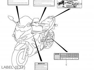 LABEL (E33) - GSX1250FA 2011 (L1) USA (E03)