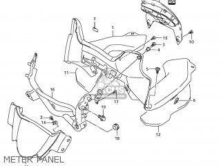 METER PANEL - GSX1250FA 2011 (L1) USA (E03)