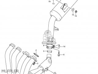MUFFLER - GSX1250FA 2011 (L1) USA (E03)