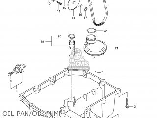 OIL PAN/OIL PUMP - GSX1250FA 2011 (L1) USA (E03)