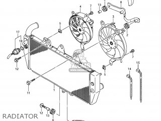 RADIATOR - GSX1250FA 2011 (L1) USA (E03)