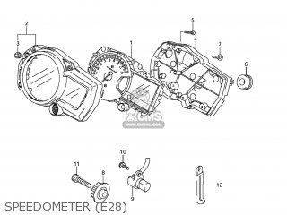 SPEEDOMETER (E28) - GSX1250FA 2011 (L1) USA (E03)