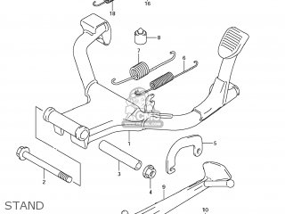 STAND - GSX1250FA 2011 (L1) USA (E03)