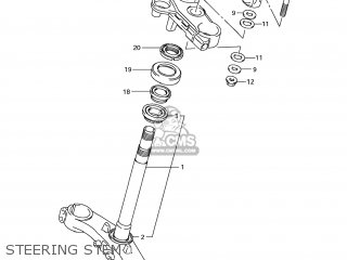STEERING STEM - GSX1250FA 2011 (L1) USA (E03)