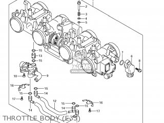 THROTTLE BODY (E33) - GSX1250FA 2011 (L1) USA (E03)