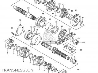 TRANSMISSION - GSX1250FA 2011 (L1) USA (E03)