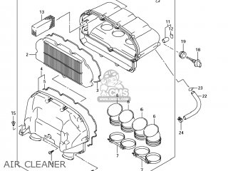 Suzuki GSX1300BK BKING 2008 (K8) USA (E03) parts lists and schematics