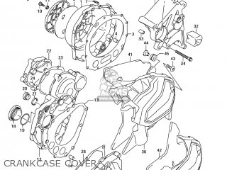 CRANKCASE COVER - GSX1300BK BKING 2008 (K8) USA (E03)