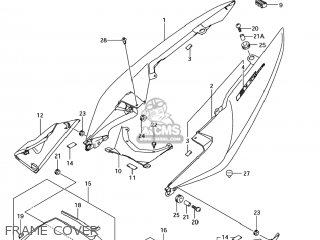 FRAME COVER - GSX1300BK BKING 2008 (K8) USA (E03)