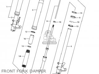 FRONT FORK DAMPER - GSX1300BK BKING 2008 (K8) USA (E03)