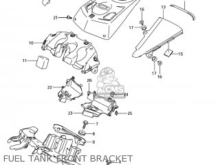 FUEL TANK FRONT BRACKET - GSX1300BK BKING 2008 (K8) USA (E03)