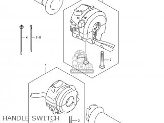 HANDLE SWITCH - GSX1300BK BKING 2008 (K8) USA (E03)
