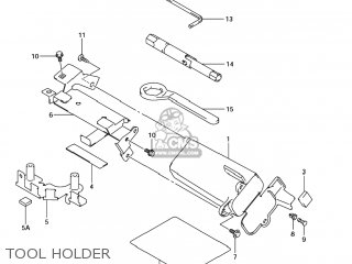 TOOL HOLDER - GSX1300BK BKING 2008 (K8) USA (E03)