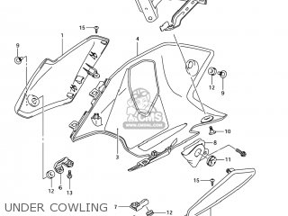 UNDER COWLING - GSX1300BK BKING 2008 (K8) USA (E03)