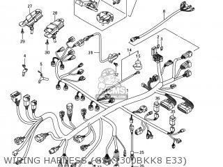 WIRING HARNESS (GSX1300BKK8 E33) - GSX1300BK BKING 2008 (K8) USA (E03)