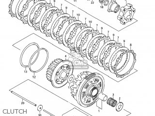 CLUTCH - GSX1300BKA BKING 2008 (K8) USA (E03)