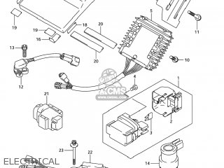 ELECTRICAL - GSX1300BKA BKING 2008 (K8) USA (E03)