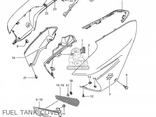 FUEL TANK COVER - GSX1300BKA BKING 2008 (K8) USA (E03)