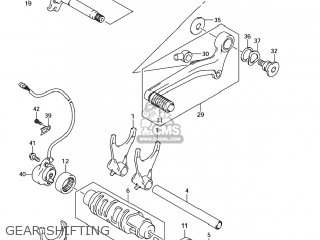 GEAR SHIFTING - GSX1300BKA BKING 2008 (K8) USA (E03)