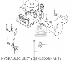 HYDRAULIC UNIT (GSX1300BKAK8) - GSX1300BKA BKING 2008 (K8) USA (E03)