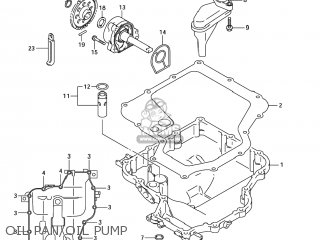 OIL PAN/OIL PUMP - GSX1300BKA BKING 2008 (K8) USA (E03)