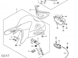 SEAT - GSX1300BKA BKING 2008 (K8) USA (E03)