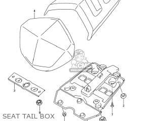 SEAT TAIL BOX - GSX1300BKA BKING 2008 (K8) USA (E03)