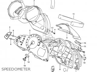 SPEEDOMETER - GSX1300BKA BKING 2008 (K8) USA (E03)
