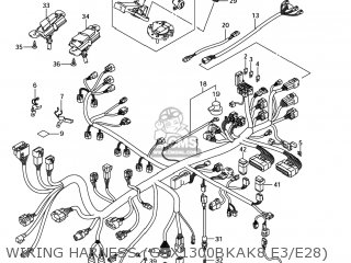 WIRING HARNESS (GSX1300BKAK8 E3/E28) - GSX1300BKA BKING 2008 (K8) USA (E03)