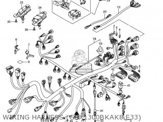 WIRING HARNESS (GSX1300BKAK8 E33) - GSX1300BKA BKING 2008 (K8) USA (E03)