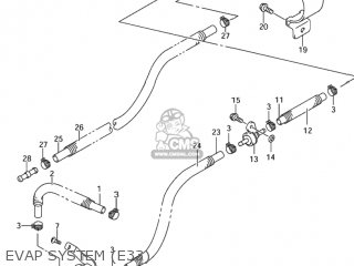 EVAP SYSTEM (E33) - GSX1300R HAYABUSA 1999 (X) USA (E03)
