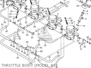 THROTTLE BODY (MODEL K1) - GSX1300R HAYABUSA 1999 (X) USA (E03)