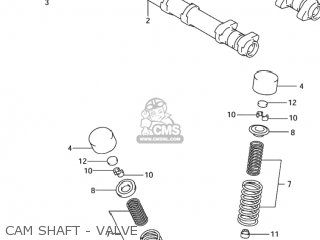 CAM SHAFT - VALVE - GSX1300R HAYABUSA 2000 (Y) USA (E03)
