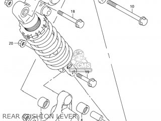 REAR CUSHION LEVER - GSX1300R HAYABUSA 2002 (K2) USA (E03)
