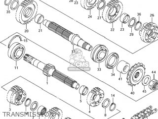 TRANSMISSION - GSX1300R HAYABUSA 2002 (K2) USA (E03)