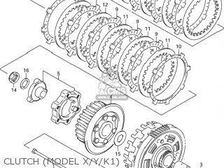 CLUTCH (MODEL X/Y/K1) - GSX1300R HAYABUSA 2003 (K3) USA (E03)