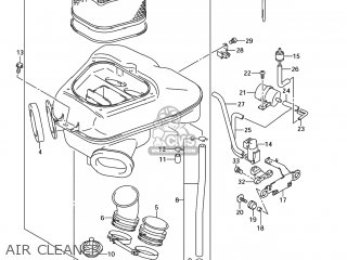 AIR CLEANER - GSX1300R HAYABUSA 2004 (K4) USA (E03)