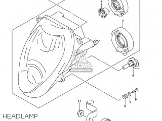 HEADLAMP - GSX1300R HAYABUSA 2004 (K4) USA (E03)