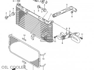 OIL COOLER - GSX1300R HAYABUSA 2004 (K4) USA (E03)