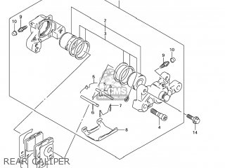 REAR CALIPER - GSX1300R HAYABUSA 2004 (K4) USA (E03)