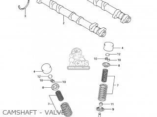 CAMSHAFT - VALVE - GSX1300R HAYABUSA 2005 (K5) USA (E03)