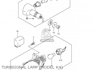 TURNSIGNAL LAMP (MODEL K4) - GSX1300R HAYABUSA 2005 (K5) USA (E03)