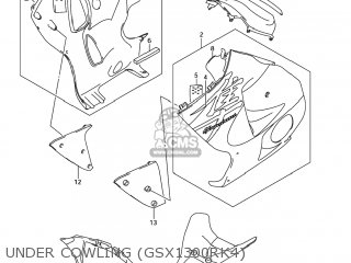 UNDER COWLING (GSX1300RK4) - GSX1300R HAYABUSA 2005 (K5) USA (E03)