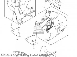 UNDER COWLING (GSX1300RZK7) - GSX1300R HAYABUSA 2005 (K5) USA (E03)