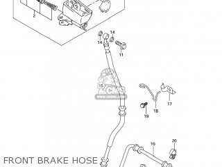 FRONT BRAKE HOSE - GSX1300R HAYABUSA 2006 (K6) USA (E03)