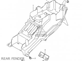 REAR FENDER - GSX1300R HAYABUSA 2006 (K6) USA (E03)