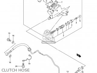 CLUTCH HOSE - GSX1300R HAYABUSA 2007 (K7) USA (E03)