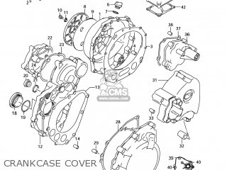 CRANKCASE COVER - GSX1300R HAYABUSA 2007 (K7) USA (E03)