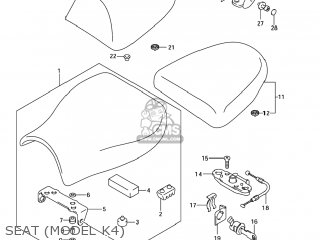 SEAT (MODEL K4) - GSX1300R HAYABUSA 2007 (K7) USA (E03)