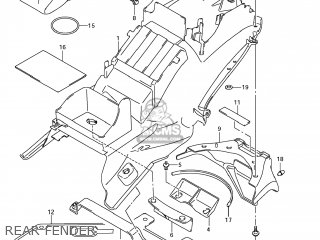 Suzuki GSX1300R HAYABUSA 2008 (K8) USA (E03) parts lists and schematics